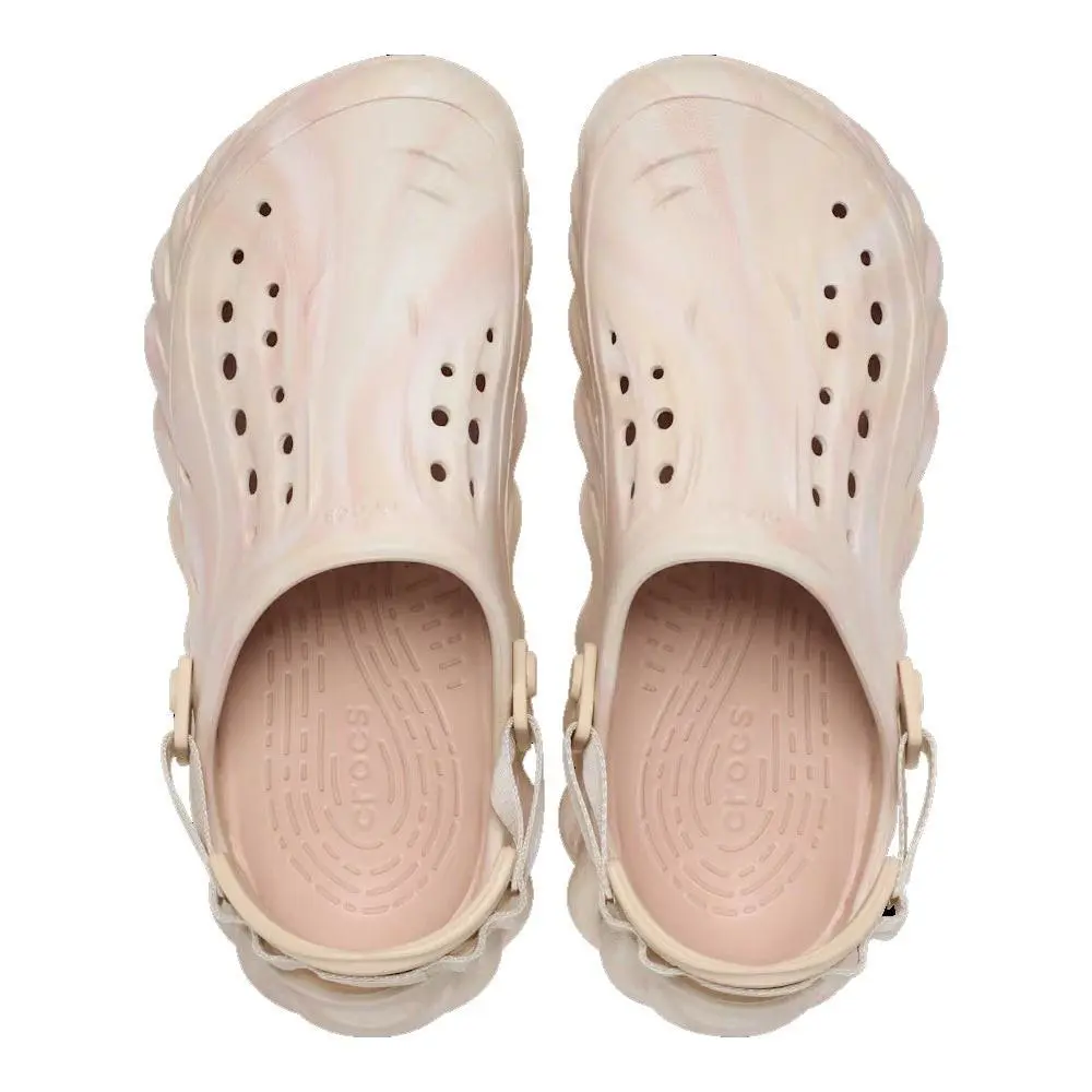Crocs shoes - Crocs Echo Marbled Wave Clog - Bone 2