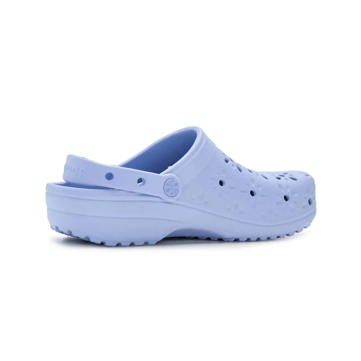 Crocs clothing - Classic Clogs With Floral Cut Out Design - 210927-453 - Blue Haze (UPC: 198445384462) 1