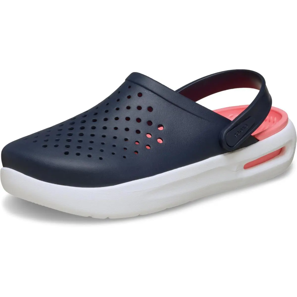Crocs Unisex-adult Inmotion Clogs Literide Comfort Slip On Shoes For - Navy/Guava