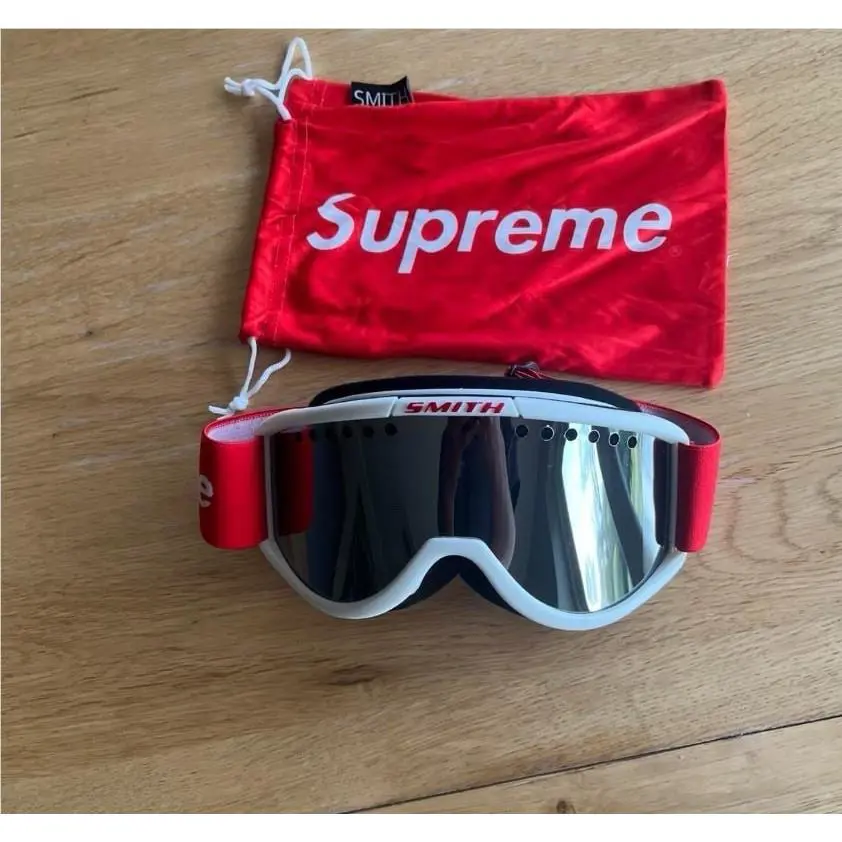 Supremexsmith Ski Snowboard Goggles FW15 White Off-road Dirt Bike Atv Sxs