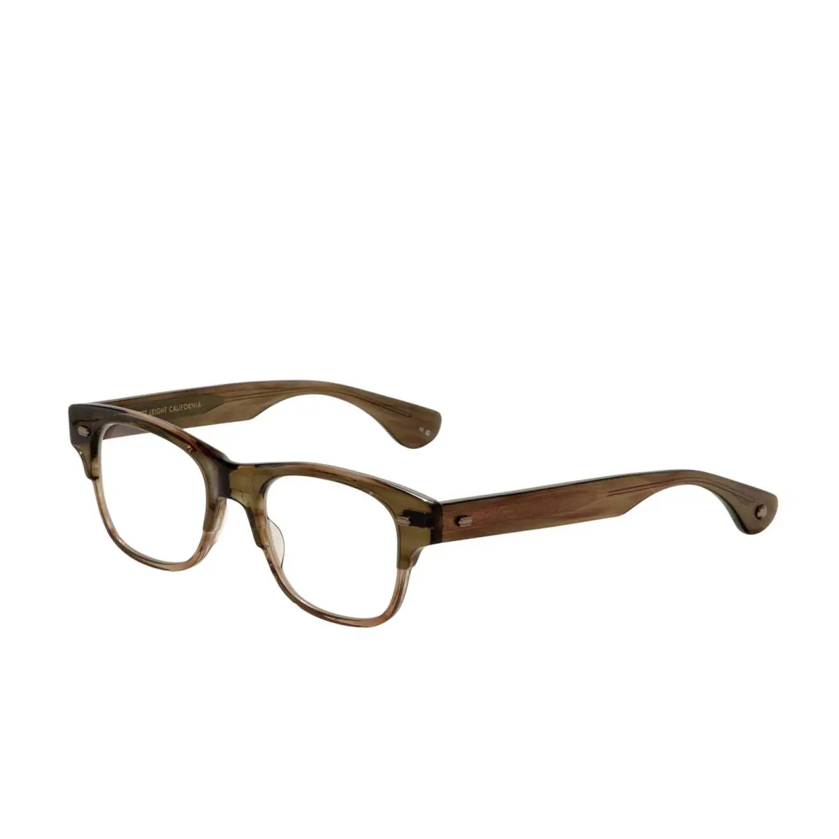 Garrett Leight Women`s Rodriguez 48mm Olive Opticals 1124-48-OT