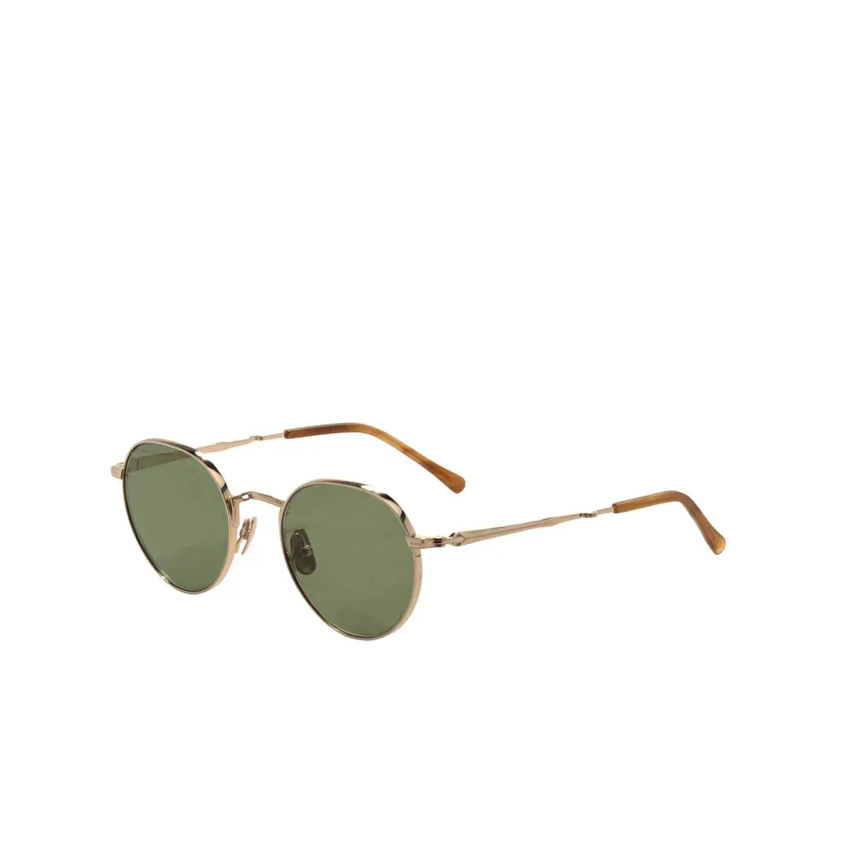 Garrett Leight Unisex Hachi 49mm 12K White Gold Opticals ML4033