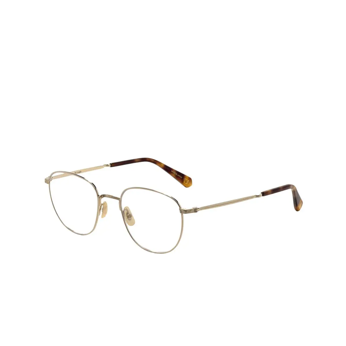 Garrett Leight Unisex Griffith Iii C 51mm White Gold Tortoise Opticals ML3035