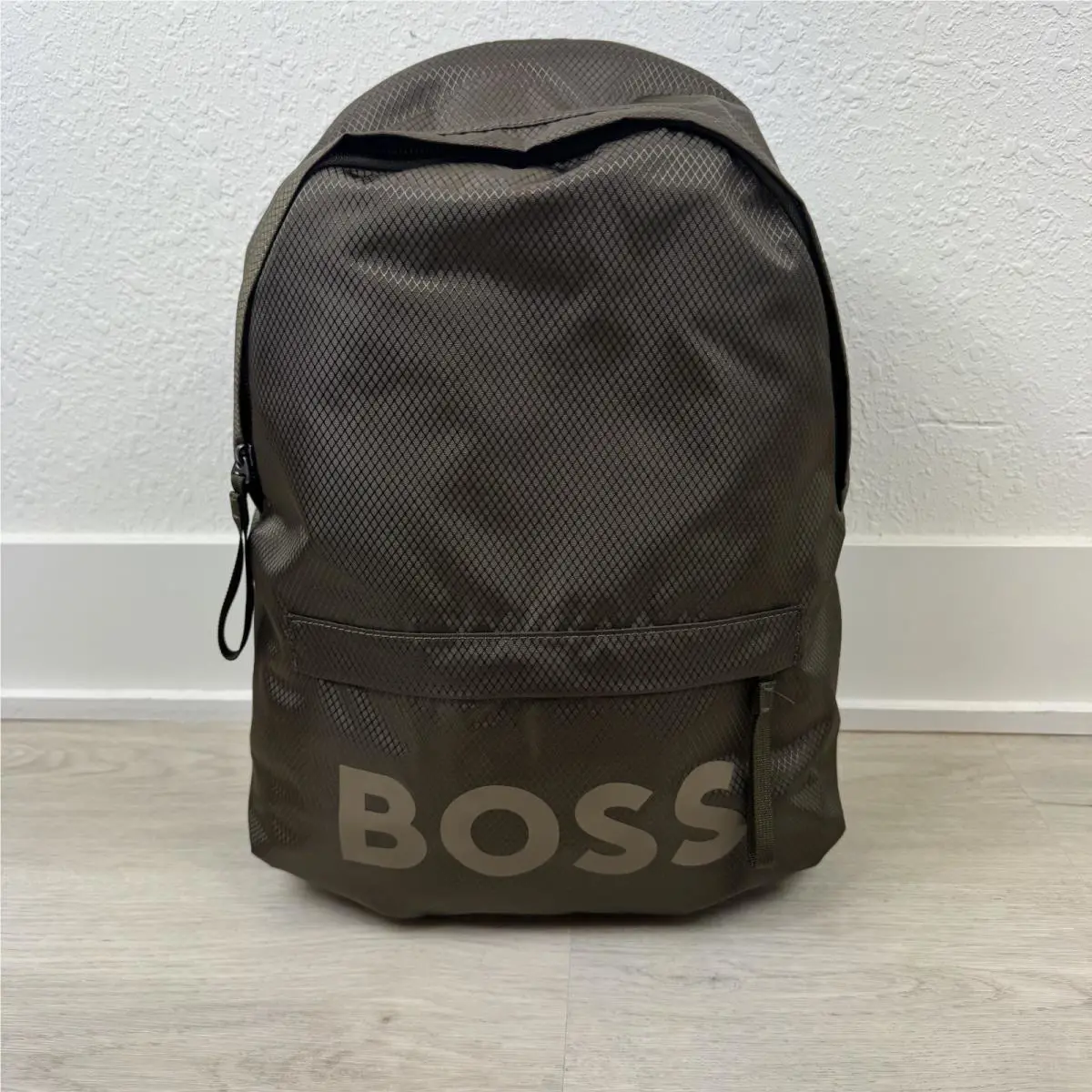 Hugo Boss Backpack Olive Green Ripstop Laptop Sleeve 17 Designer Bag Pixel