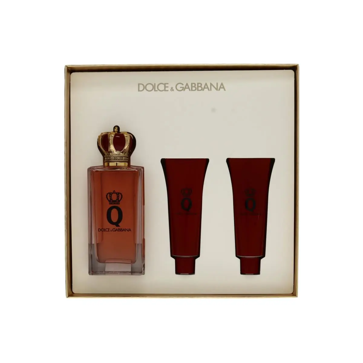 Dolce Gabbana Q 3pc Gift Set For Women100ml Edp + 50ml Gel + 50ml Lotion