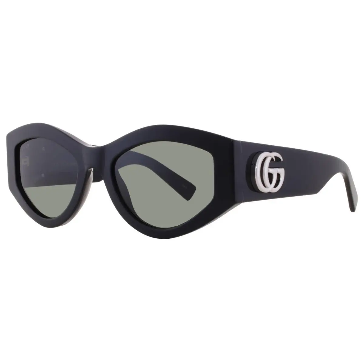 Grey Oval Ladies Sunglasses GG1951S 001 53 GG1951S 001 53 by Gucci