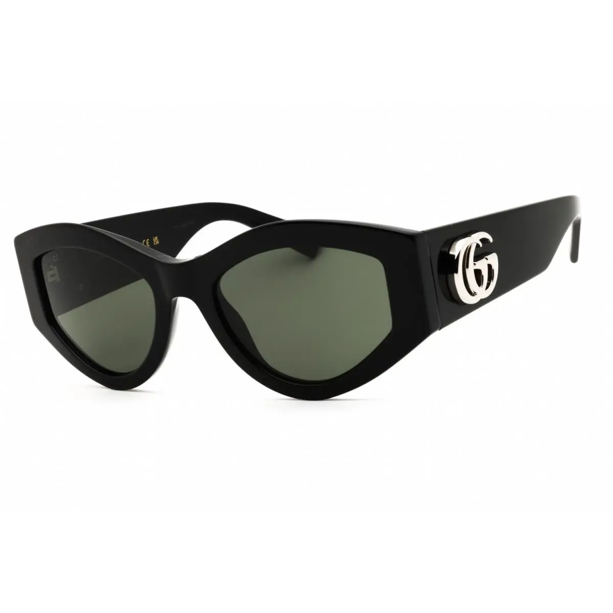 Gucci Grey Oval Ladies Sunglasses GG1951S 001 53 GG1951S 001 53