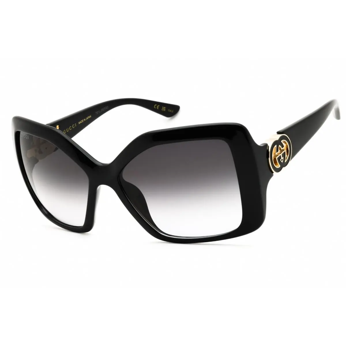 Gucci GG2015S-001-59 Sunglasses Frame Size 59mm 130mm 16mm Black Women