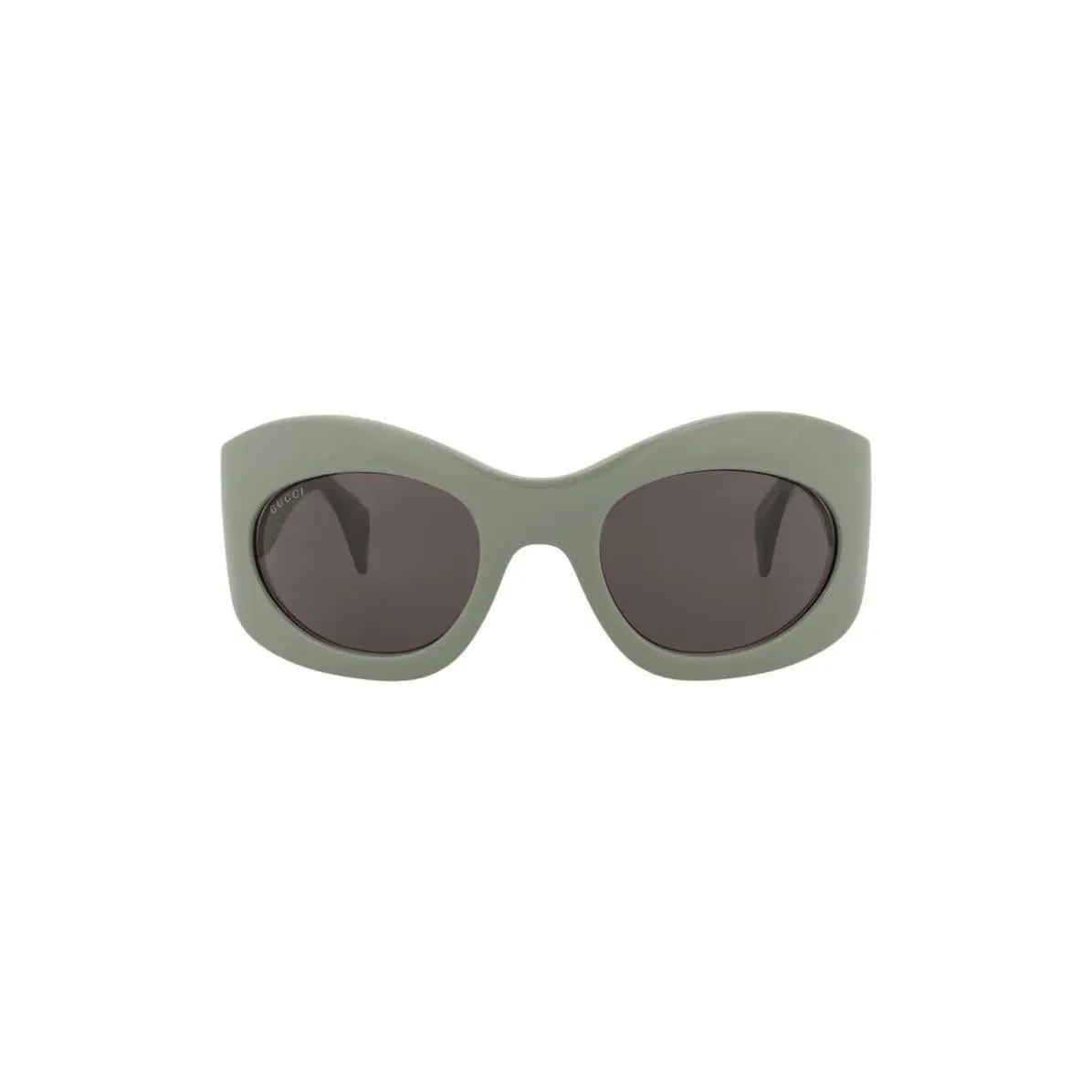 Gucci Women 55mm Novelty Cat Eye Sunglasses Green/ Grey