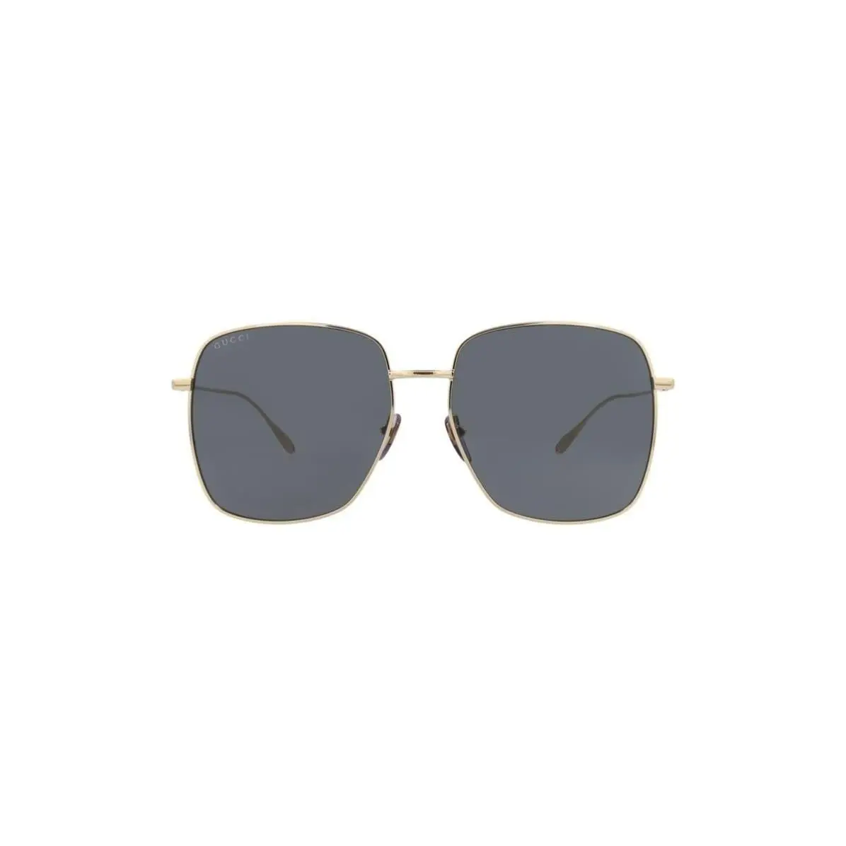 Women 59mm Square Sunglasses Gold Gold Grey by Gucci