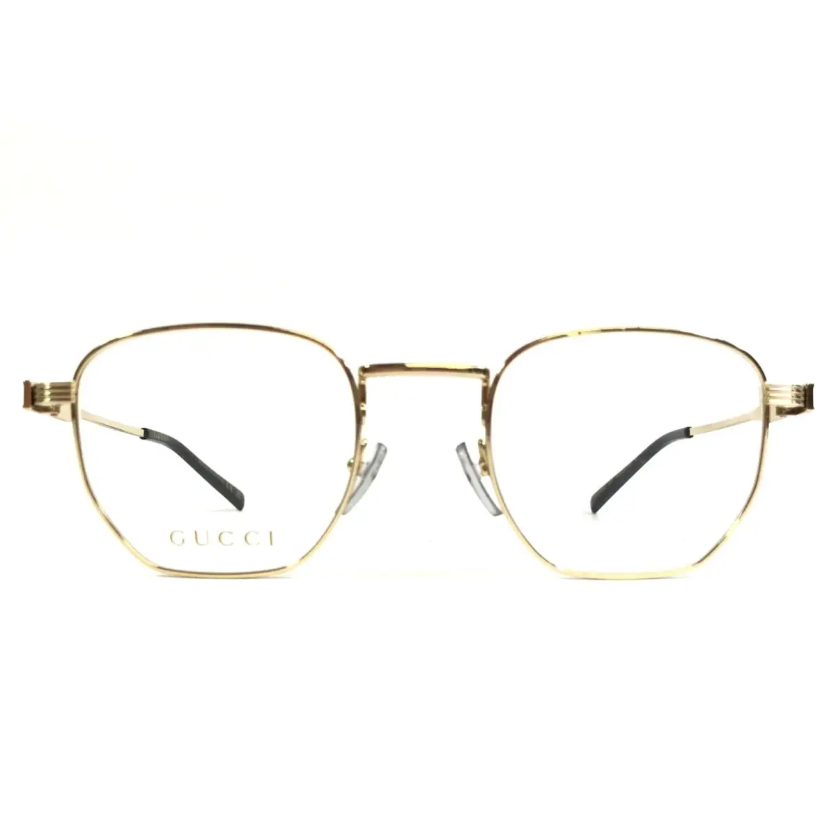 Gucci Eyeglasses Frames GG1878O 001 Polished Gold Square Full Rim 49-22-145