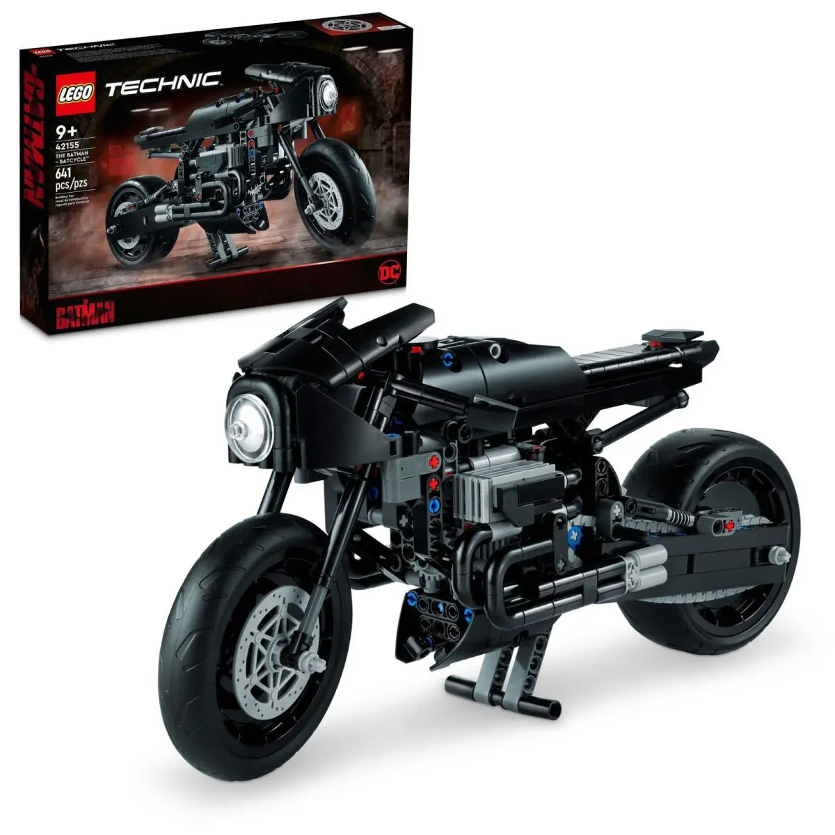 Lego Technic The Batman – Batcycle Set 42155 Collectible Toy Motorcycle Scale