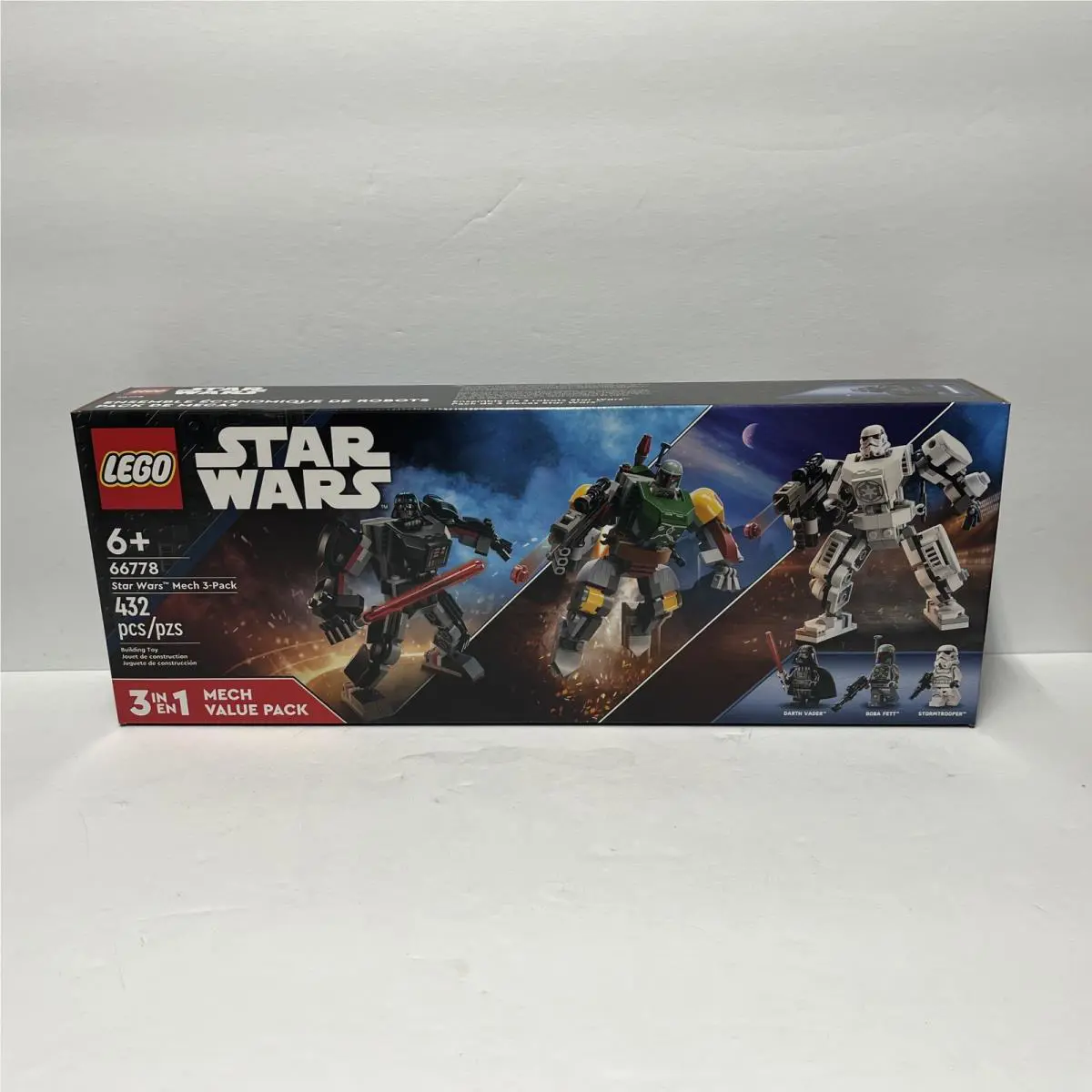 Lego Star Wars 66718 Mech 3-Pack – Darth Vader Boba Fett Stormtrooper