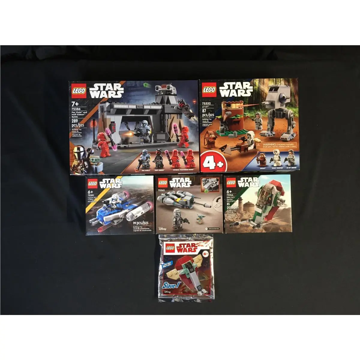 Star Wars Lego Sets - 75344 75332 75363 75386 75391 911945 - 11 Minifigs