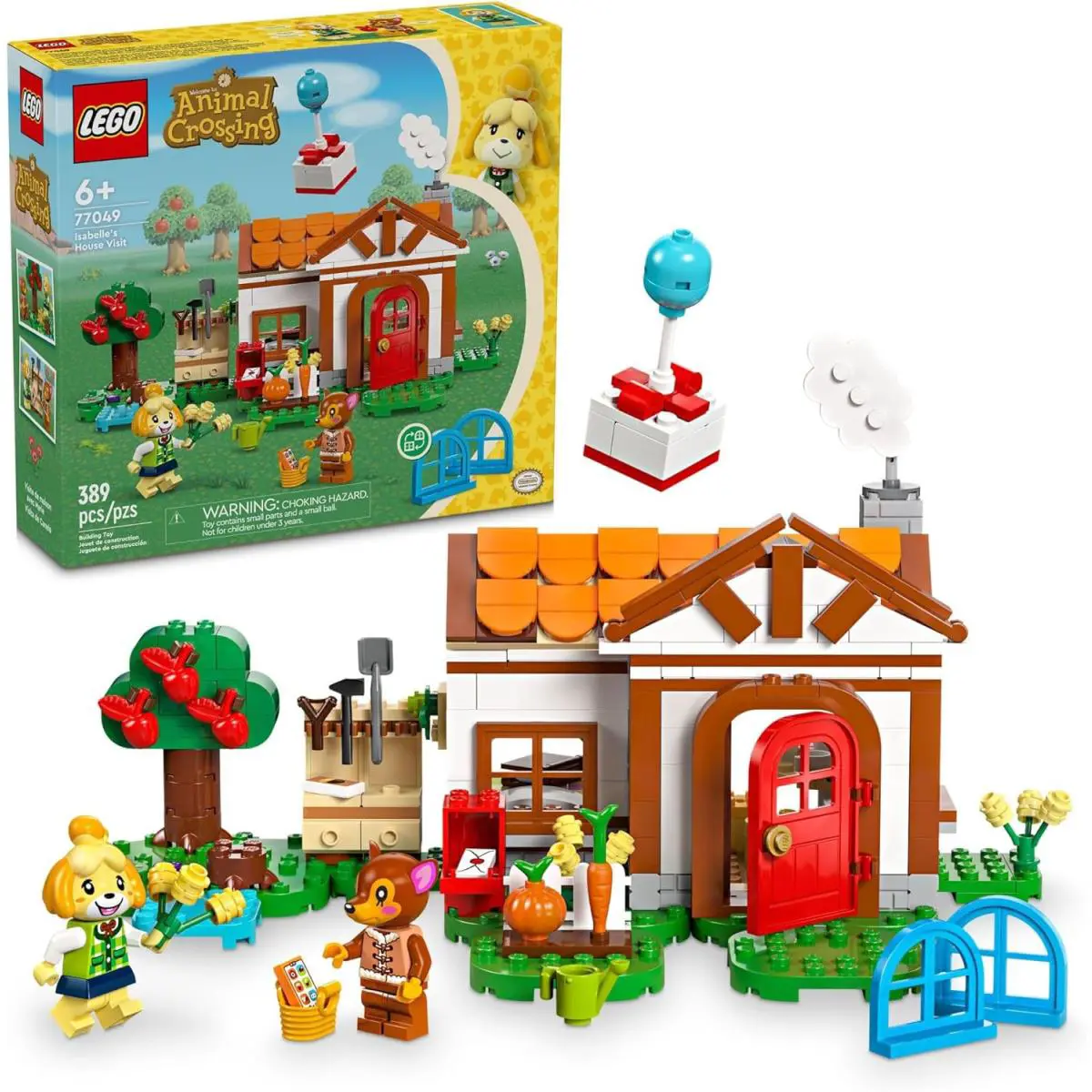 Lego Animal Crossing Isabelle’s House Visit Building Set 77049