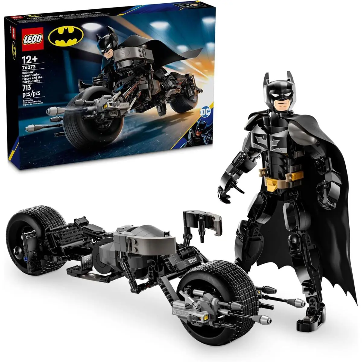 Lego DC Batman Construction Figure The Bat-pod Bike Building Set - 76273