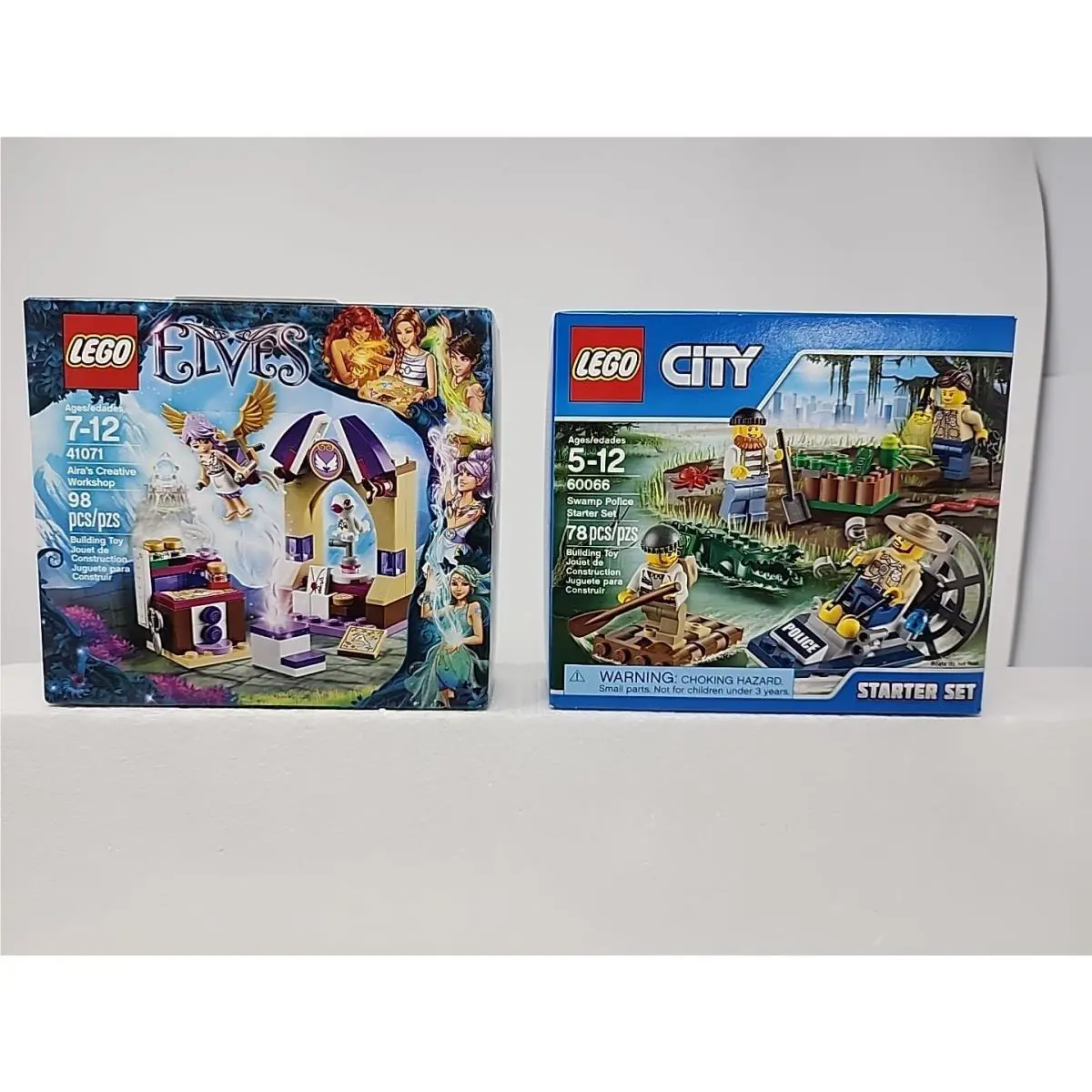 2 Lego Sets - 60066 Swamp Police 41071 Elves - V5