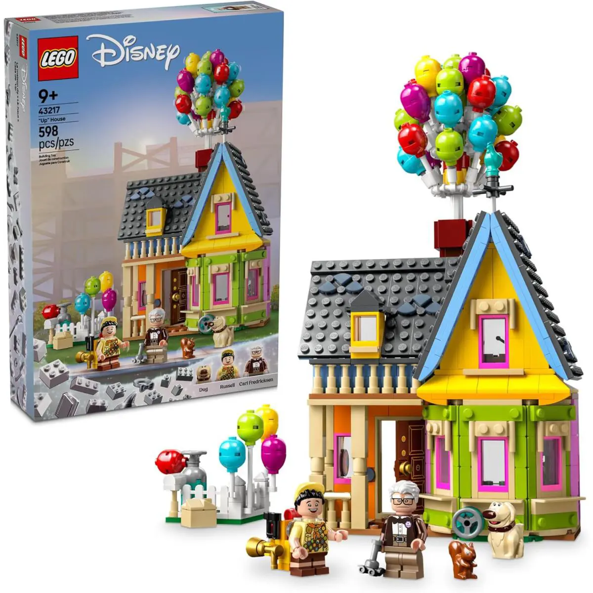 Lego Disney Pixar Up House Building Set For Ages 9+ Creative Play Gift 43217