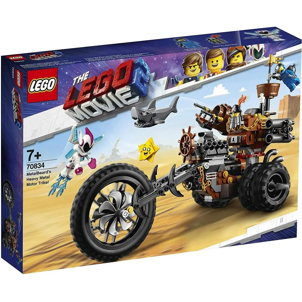 Lego Movie 2 Set 70834 Metalbeards Heavy Metal Motor Trike Benny Motorbike