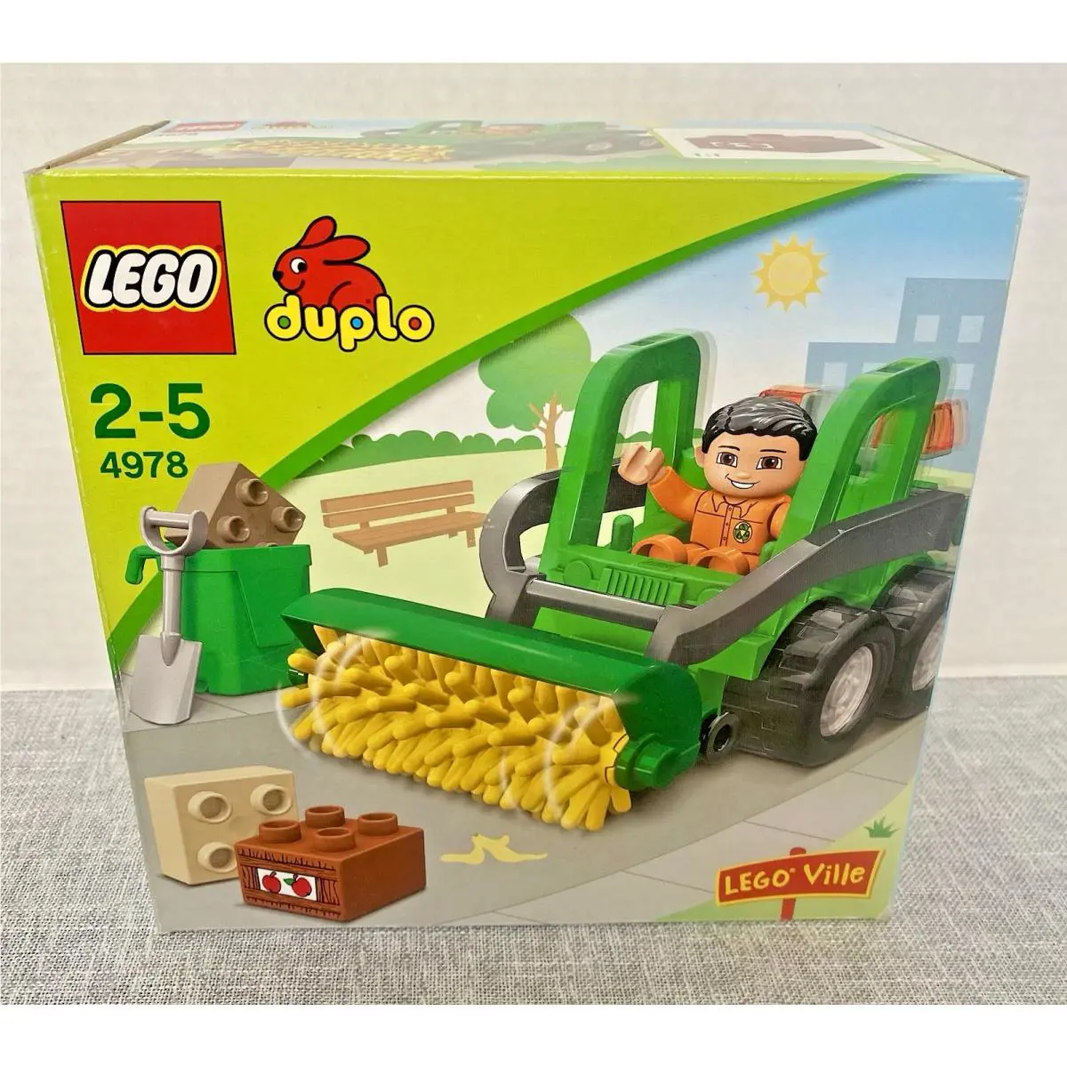 Lego Duplo Lego Ville Road Street Sweeper Vehicle 4978 Box Retired