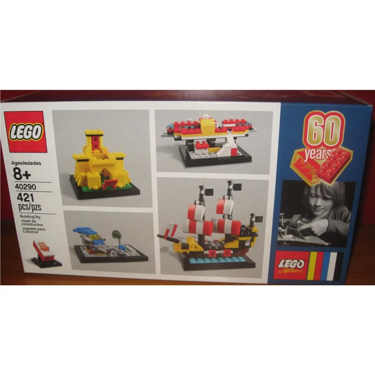 60 Years of Bricks Promotional Anniversary Edition 40290 Lego Set