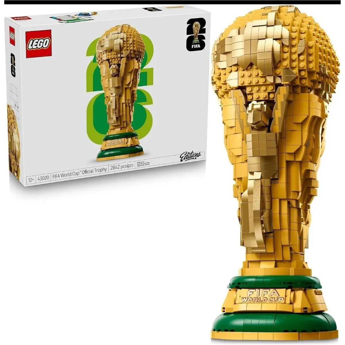 Lego Editions Fifa World Cup Official Trophy Building Set 43020