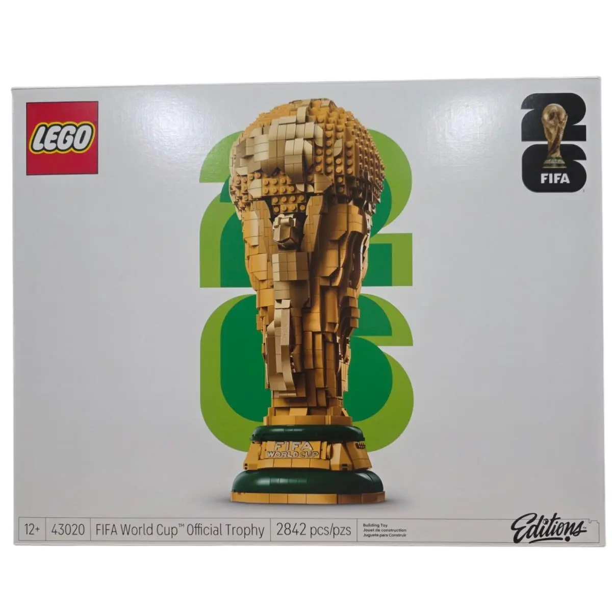 Lego Fifa World Cup Official Trophy 43020 Limited Edition Building Set 2842 Pcs