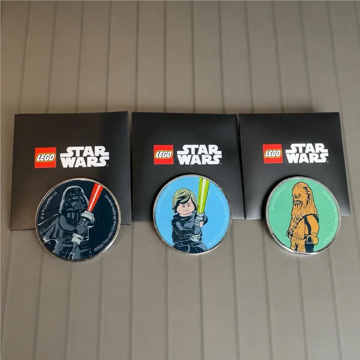 Target Exclusive Lego Star Wars Metallic Coin- Set of 3