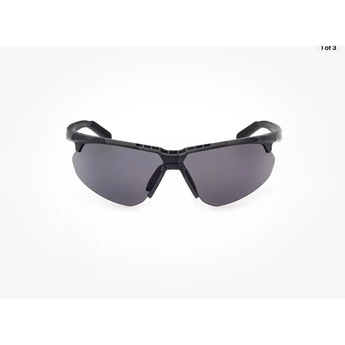 Adidas SP0042-F 05A Black Matte Plastic Half-rimless Sunglasses Frame 79-9-135