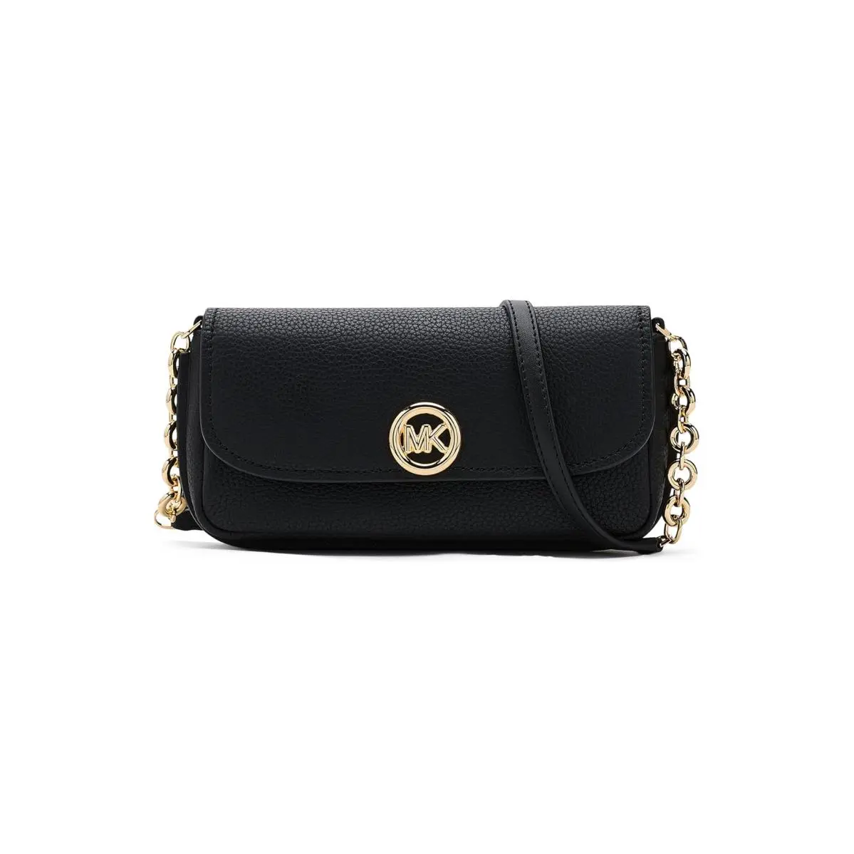 Woman`s Handbags Michael  Nolita Small Flap Chain Crossbody Black by Michael Kors