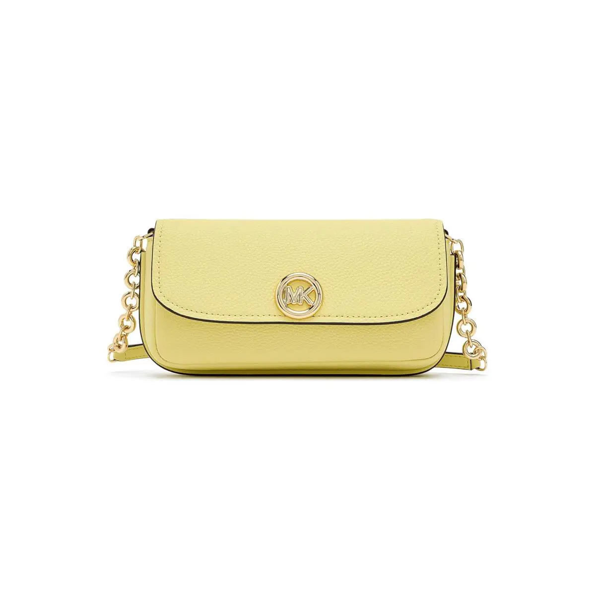Woman`s Handbags Michael  Nolita Small Flap Chain Crossbody Lemon by Michael Kors
