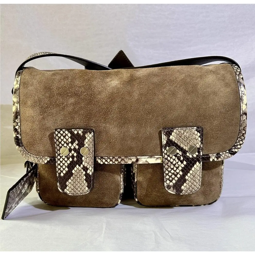 Michael Kors Large Flap Messenger in Dark Dune