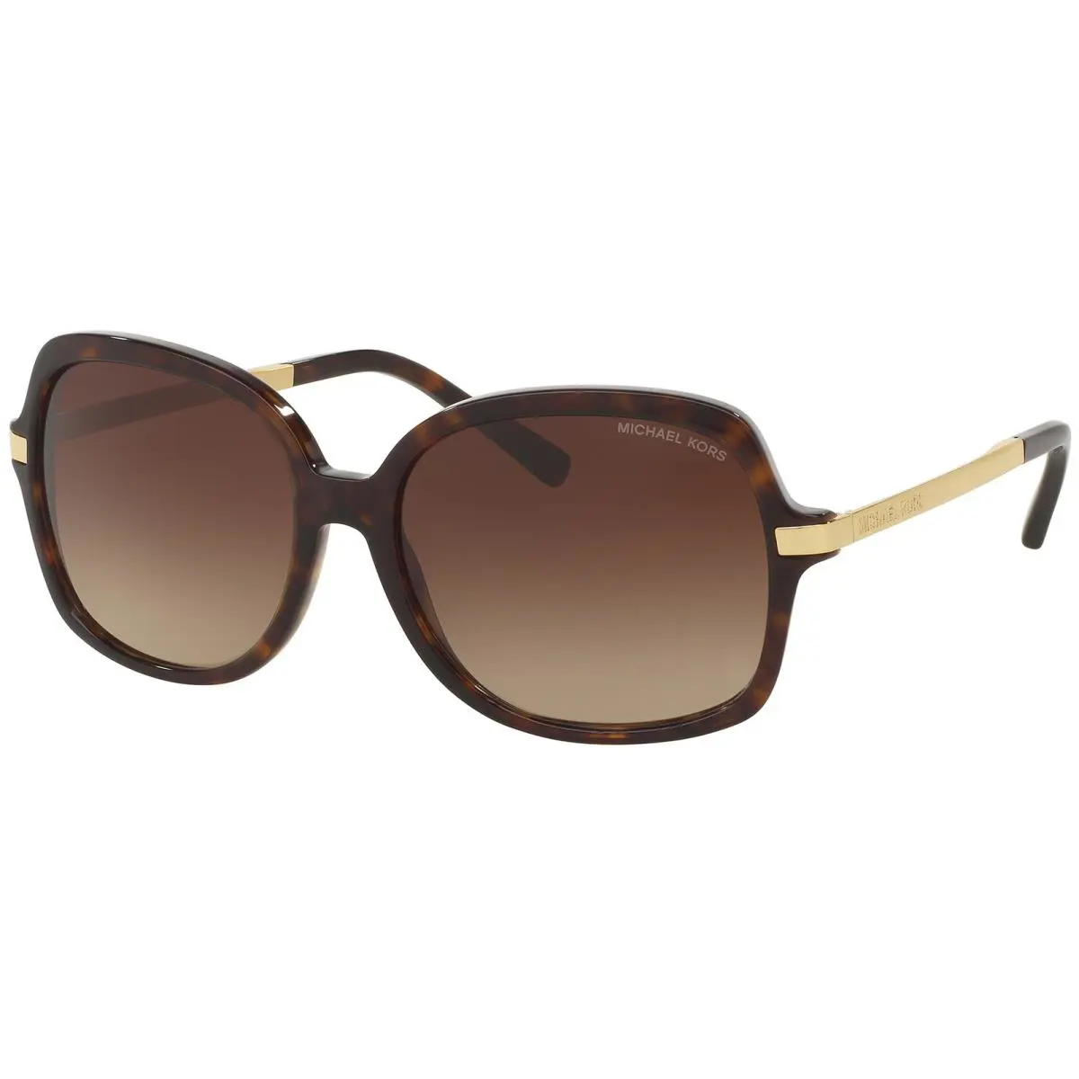 Michael Kors Adrianna II Women`s Butterfly Sunglasses w/ Gradient Lens - MK2024 - Dark Tortoise/Brown (310613-57), Frame: Select Variation