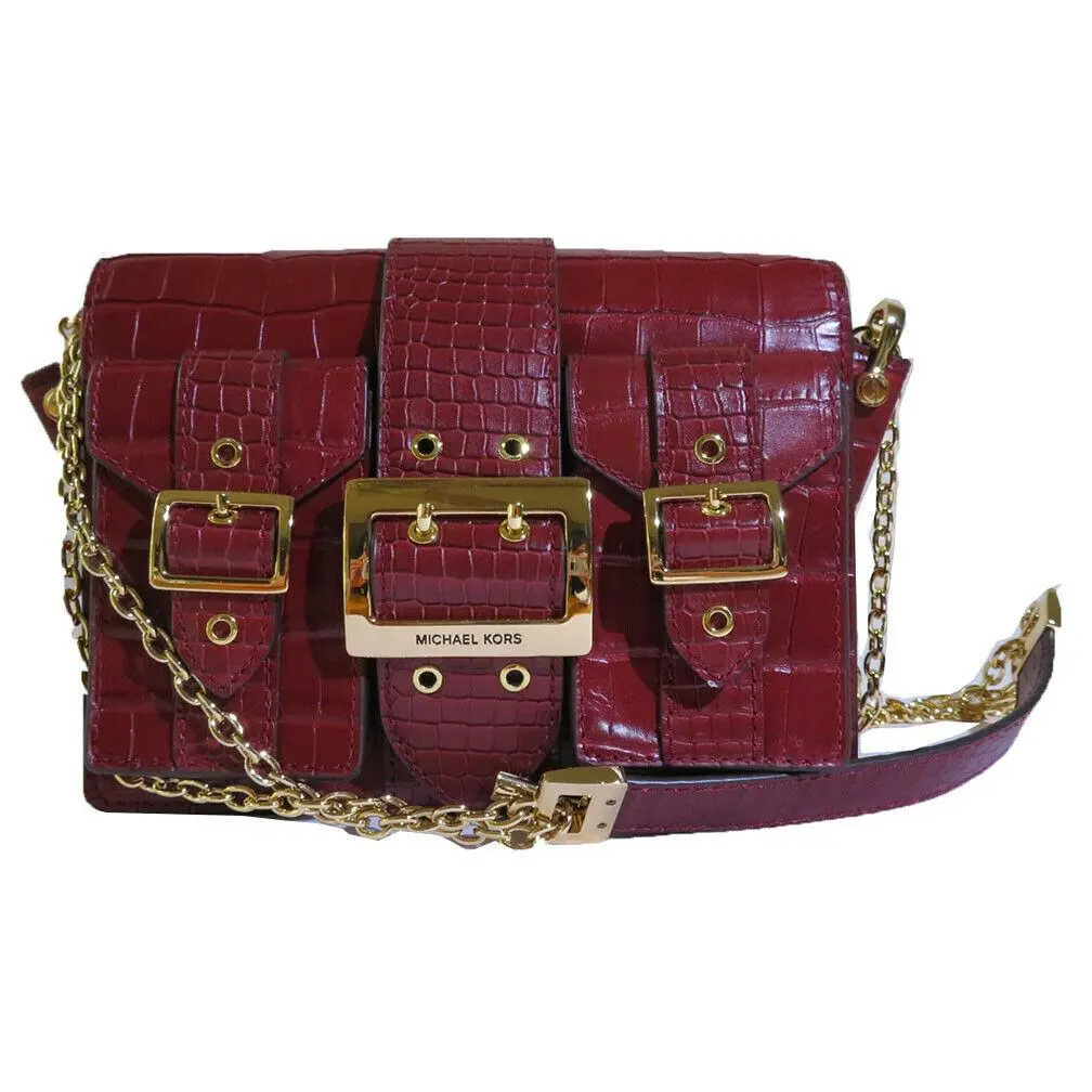 Michael Kors Hayden Medium Pocket Messenger Brandy