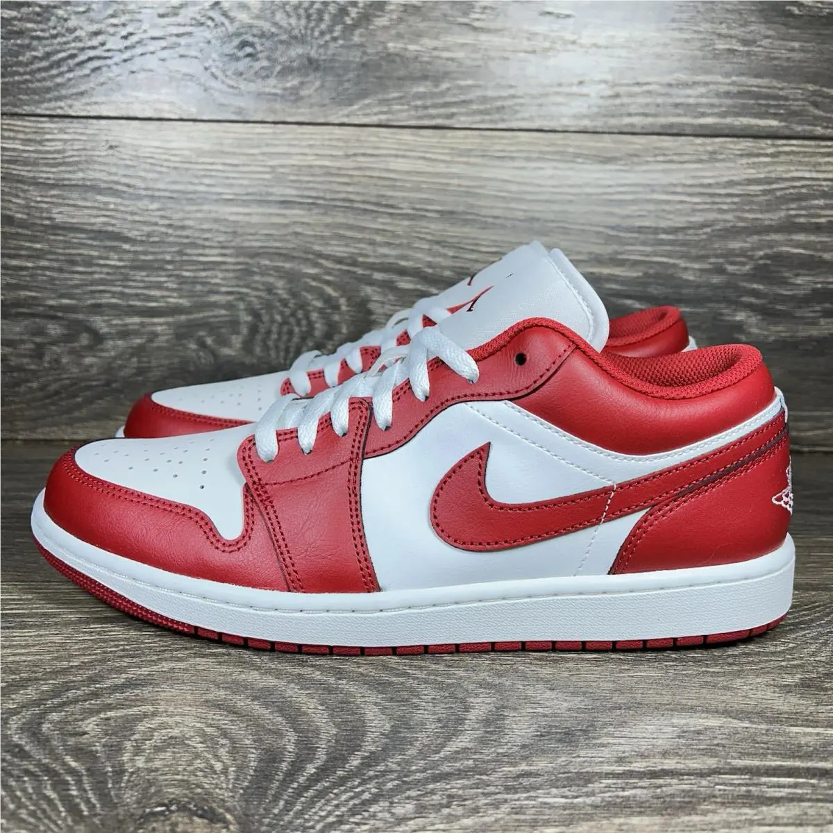 Nike shoes - Air Jordan 1 Low White Red - White, Red 2