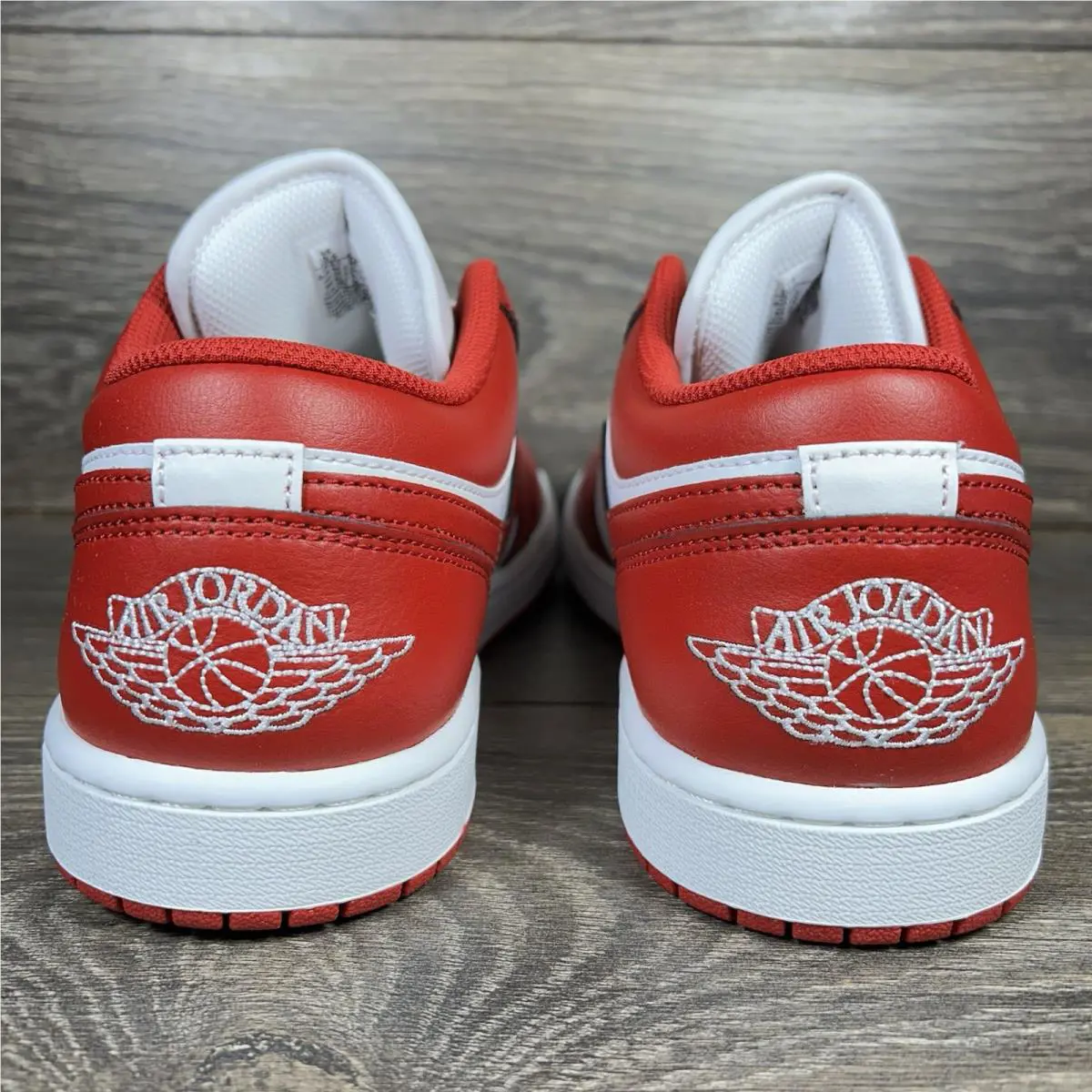 Nike shoes - Air Jordan 1 Low White Red - White, Red 3