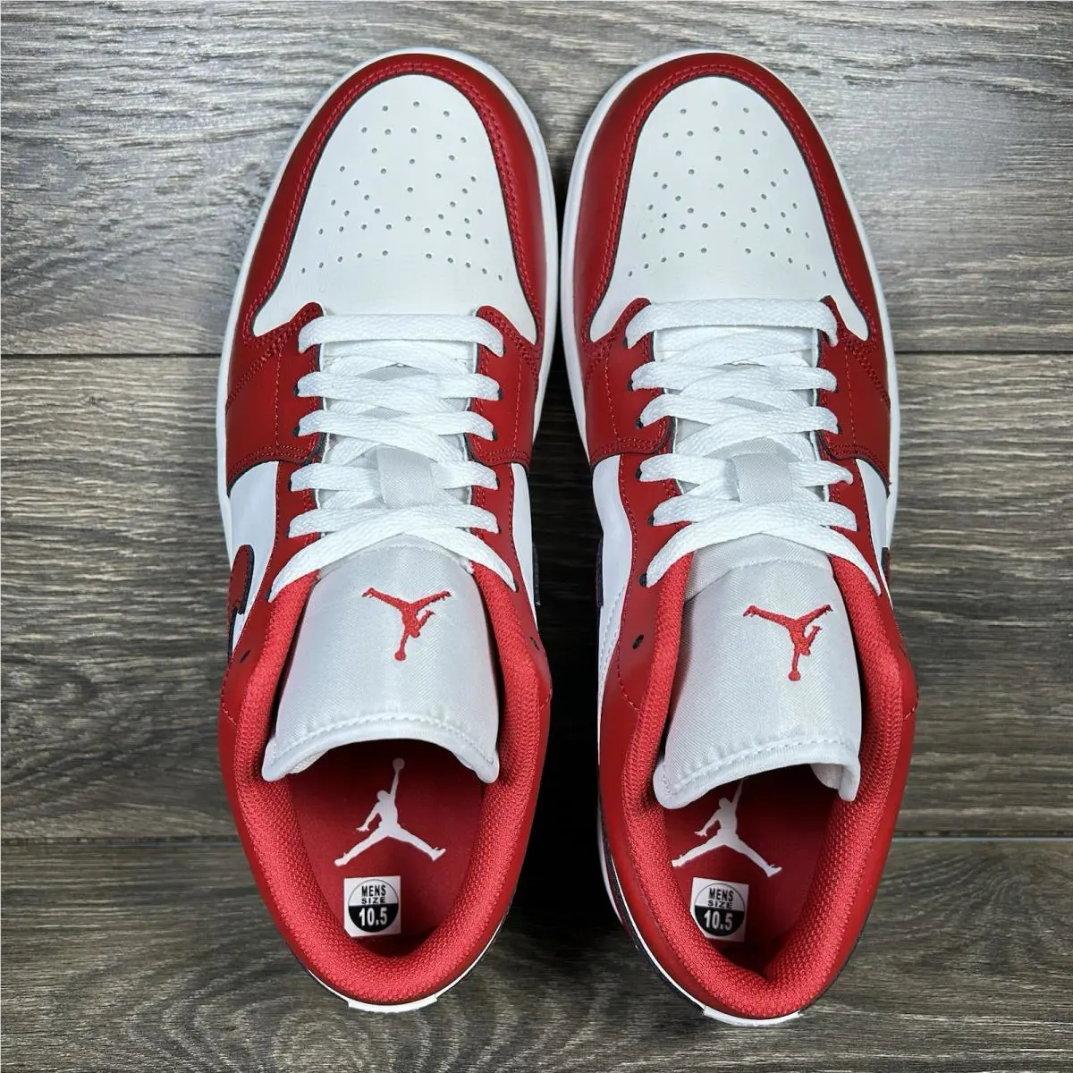Nike shoes - Air Jordan 1 Low White Red - White, Red 4