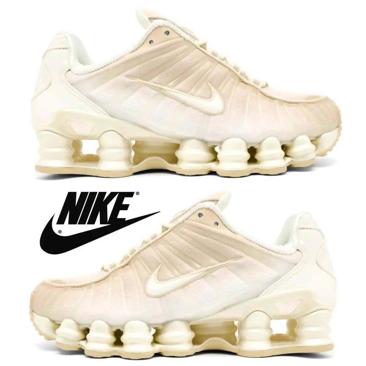 Nike shoes - Nike Shox - Shox - Ivory, Manufacturer: Pearl White/Soft Pea 13