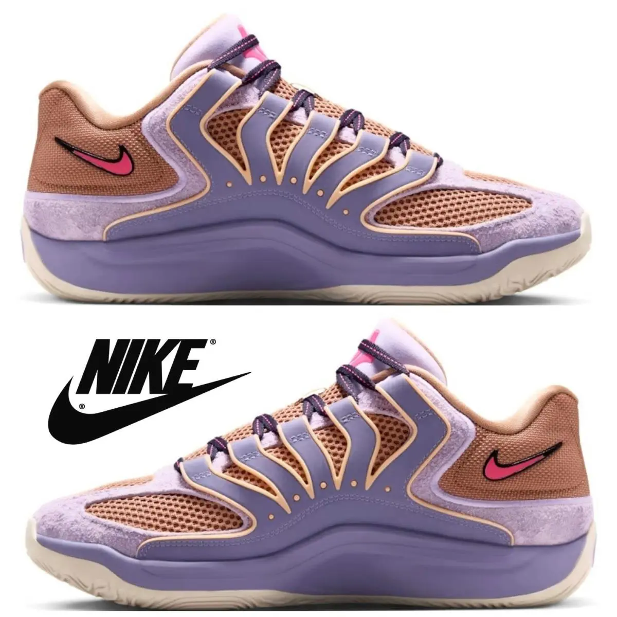 Nike shoes - Nike KD 18 - Purple, Maufacturer: Washed Purple/Fire Pink/Lilac/Hemp 19