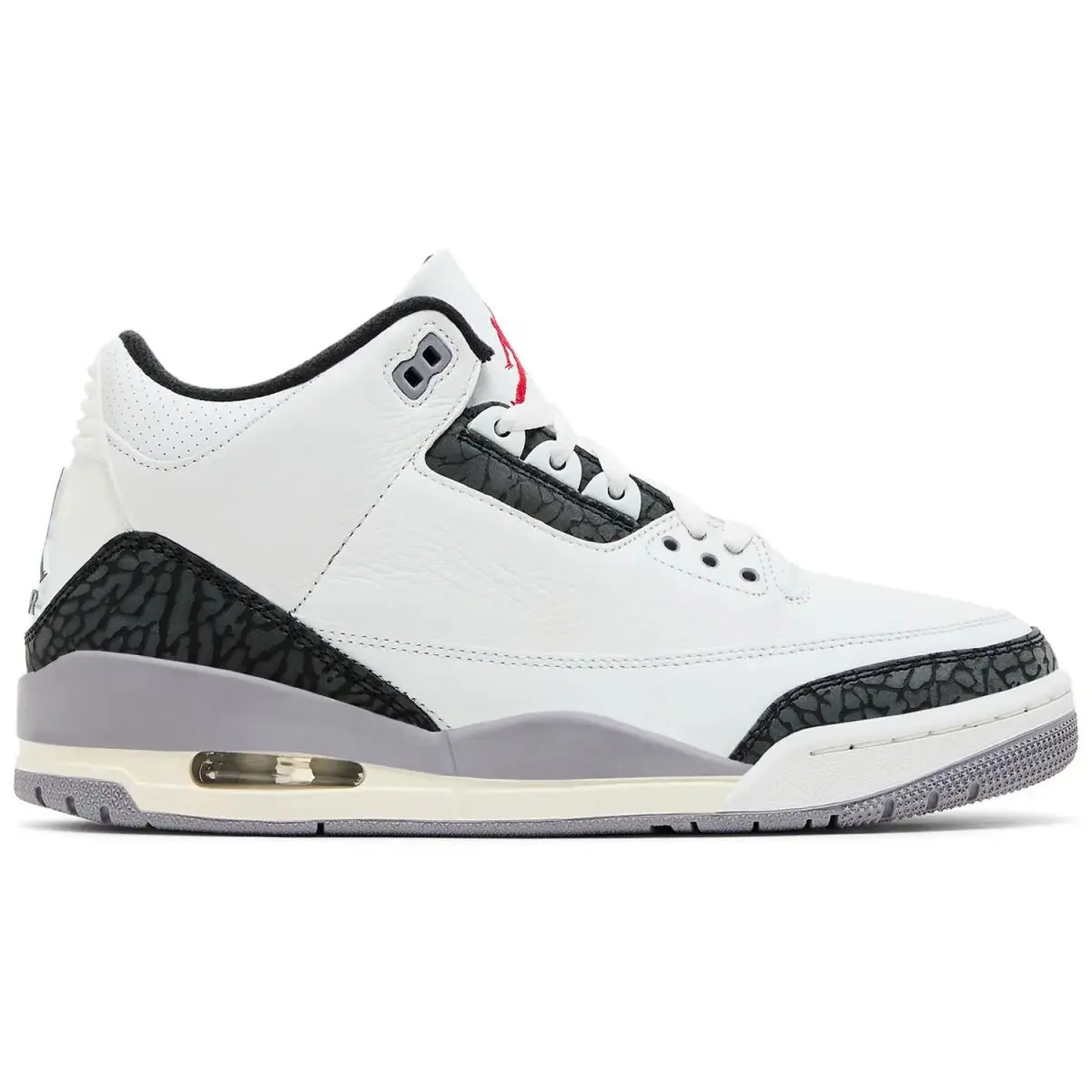 Nike shoes - Air Jordan 3 - Air - CT8532 106 - Summit White/Fire Red/Cement Grey/Black 4