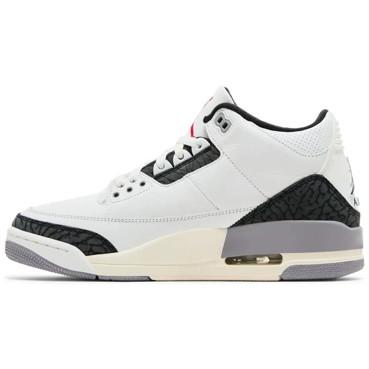 Nike shoes - Air Jordan 3 - Air - CT8532 106 - Summit White/Fire Red/Cement Grey/Black 5