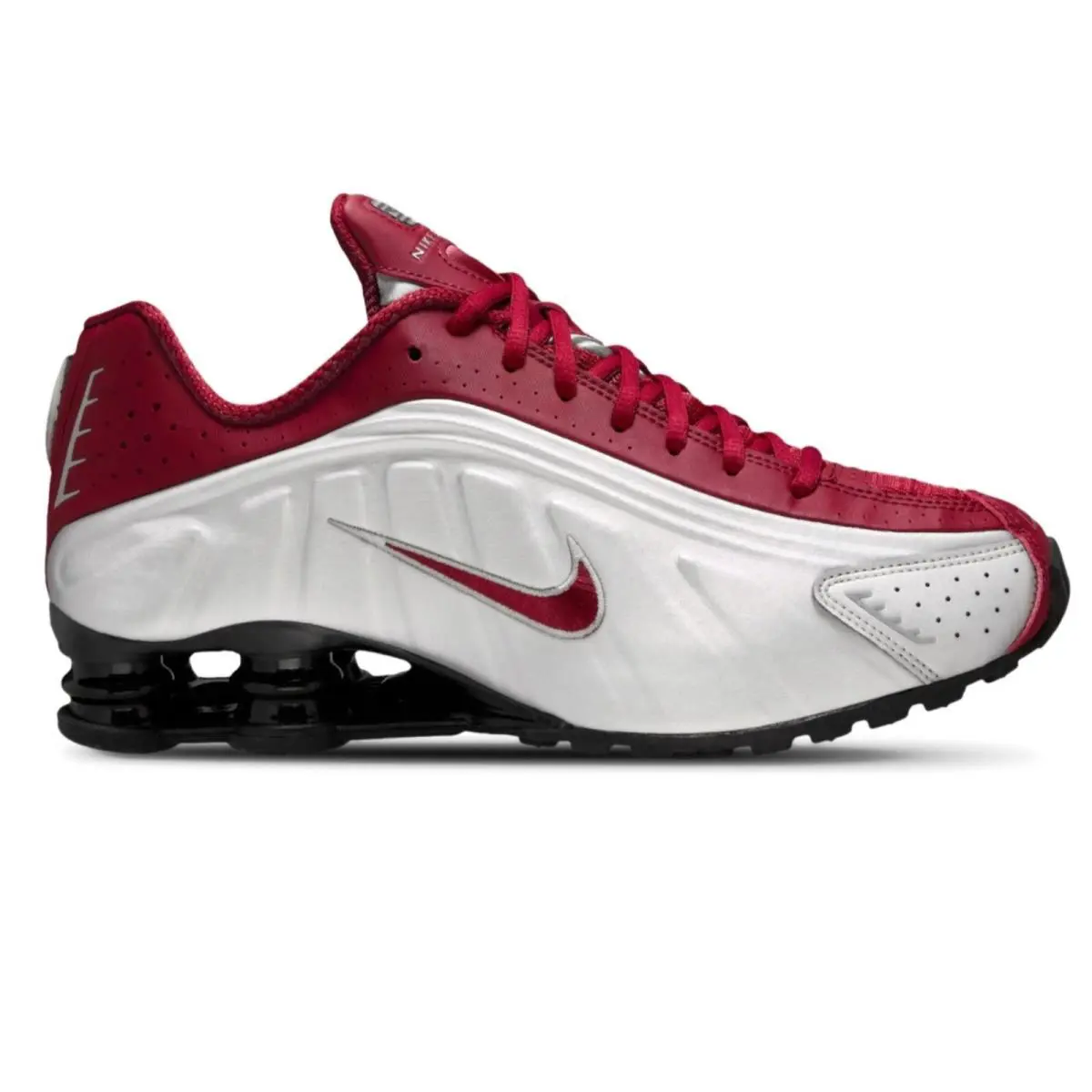 Nike shoes - Nike Shox - Shox - Red, Maufacturer: Metallic Silver/Team Crimson/Black 11