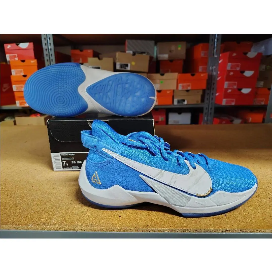 Nike shoes - Nike Zoom Freak 2 GS - Signal Blue Summit White 1