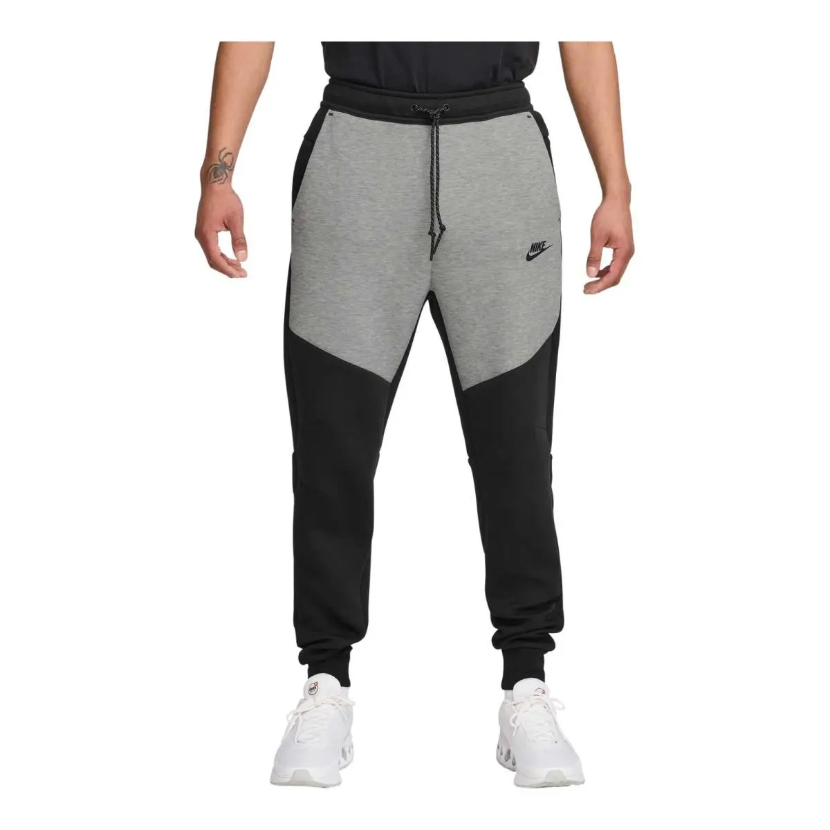 Mens Nike Tech Fleece Joggers_black/dk Grey Heather HV0959-011 - Black/Dark Grey Heather
