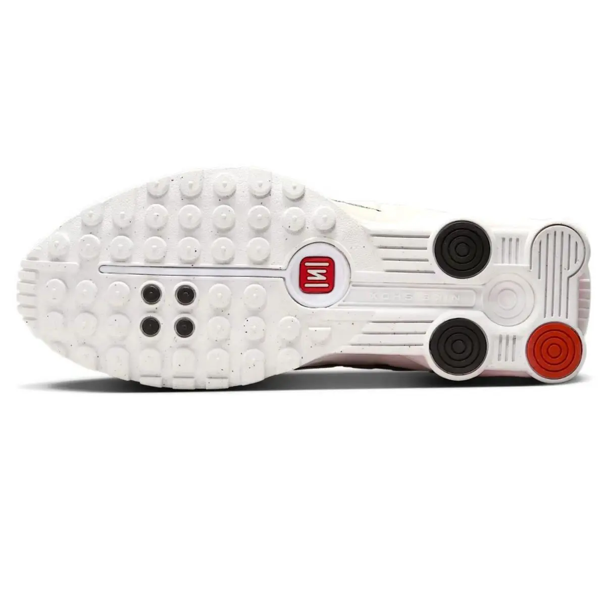 Nike shoes - Nike Shox - Shox - Ivory, Manufacturer: White/Phantom/Picante Red/White 5
