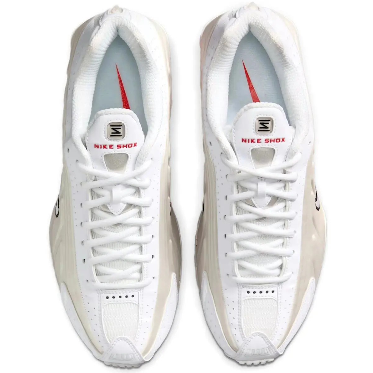 Nike shoes - Nike Shox - Shox - Ivory, Manufacturer: White/Phantom/Picante Red/White 16