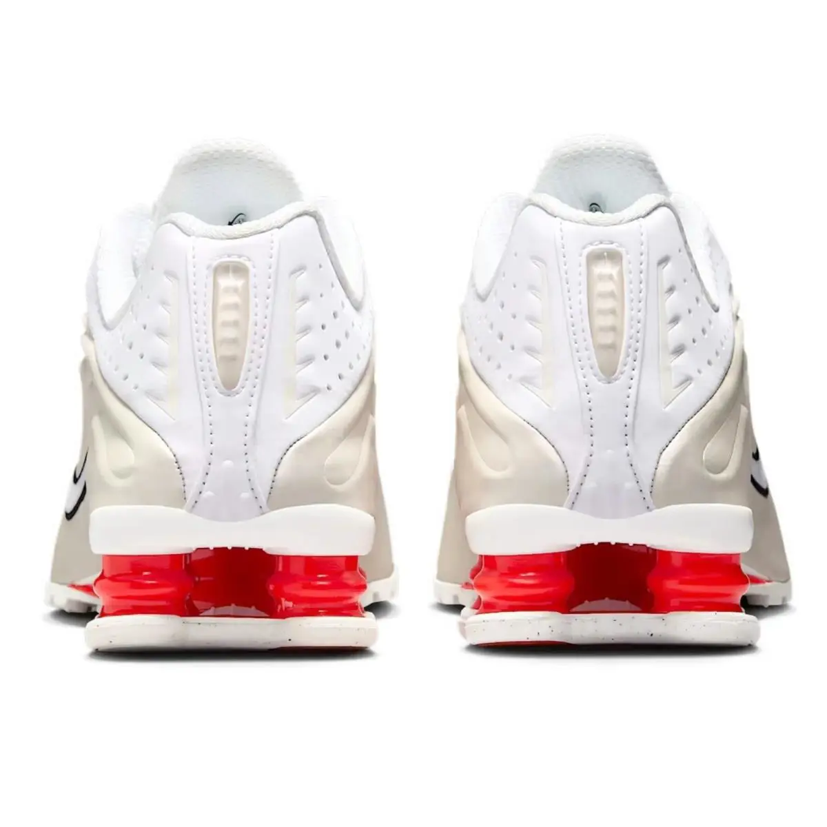 Nike shoes - Nike Shox - Shox - Ivory, Manufacturer: White/Phantom/Picante Red/White 19