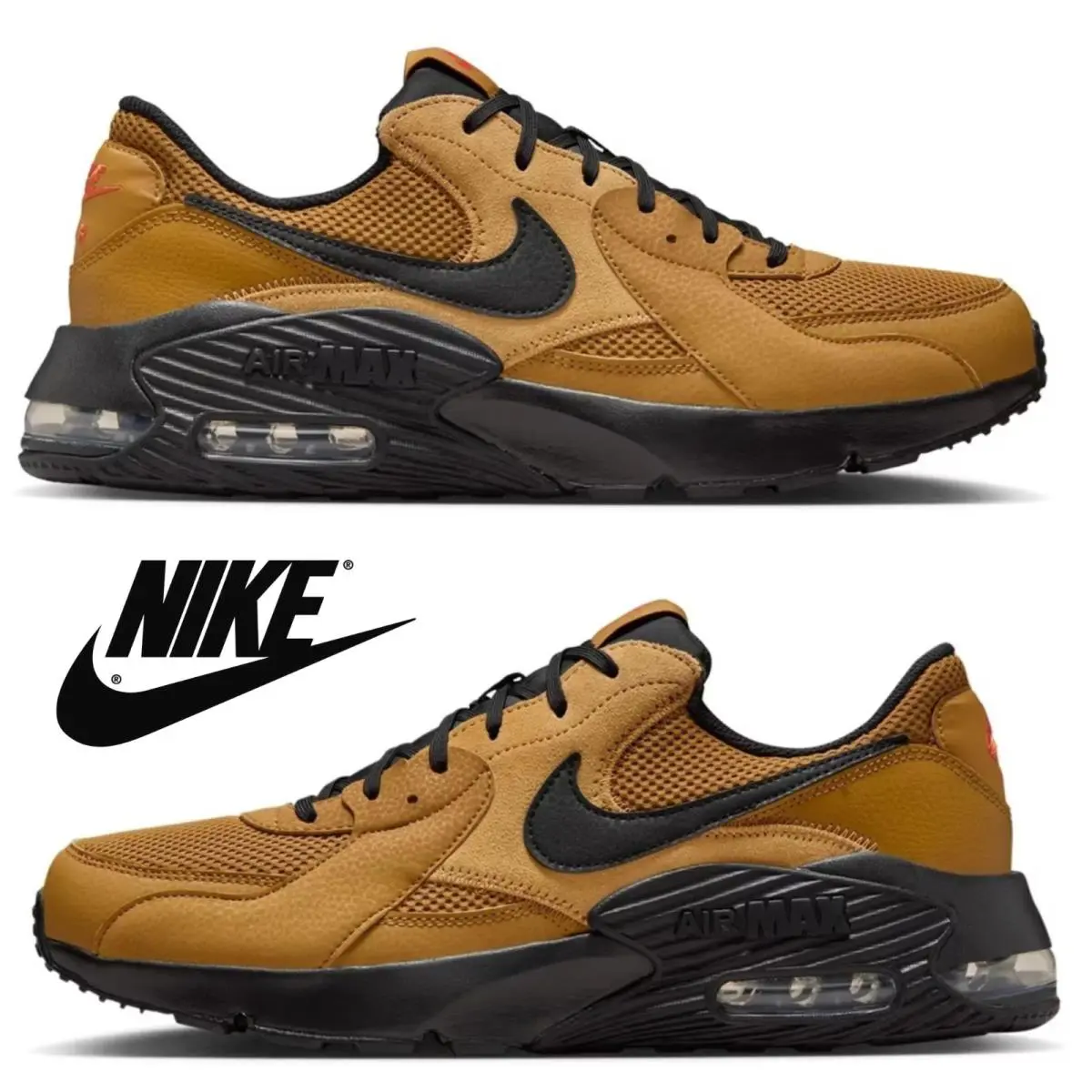 Nike shoes - Nike Air Max Excee - Air Max Excee - Brown, Maufacturer: Wheat/Black 26