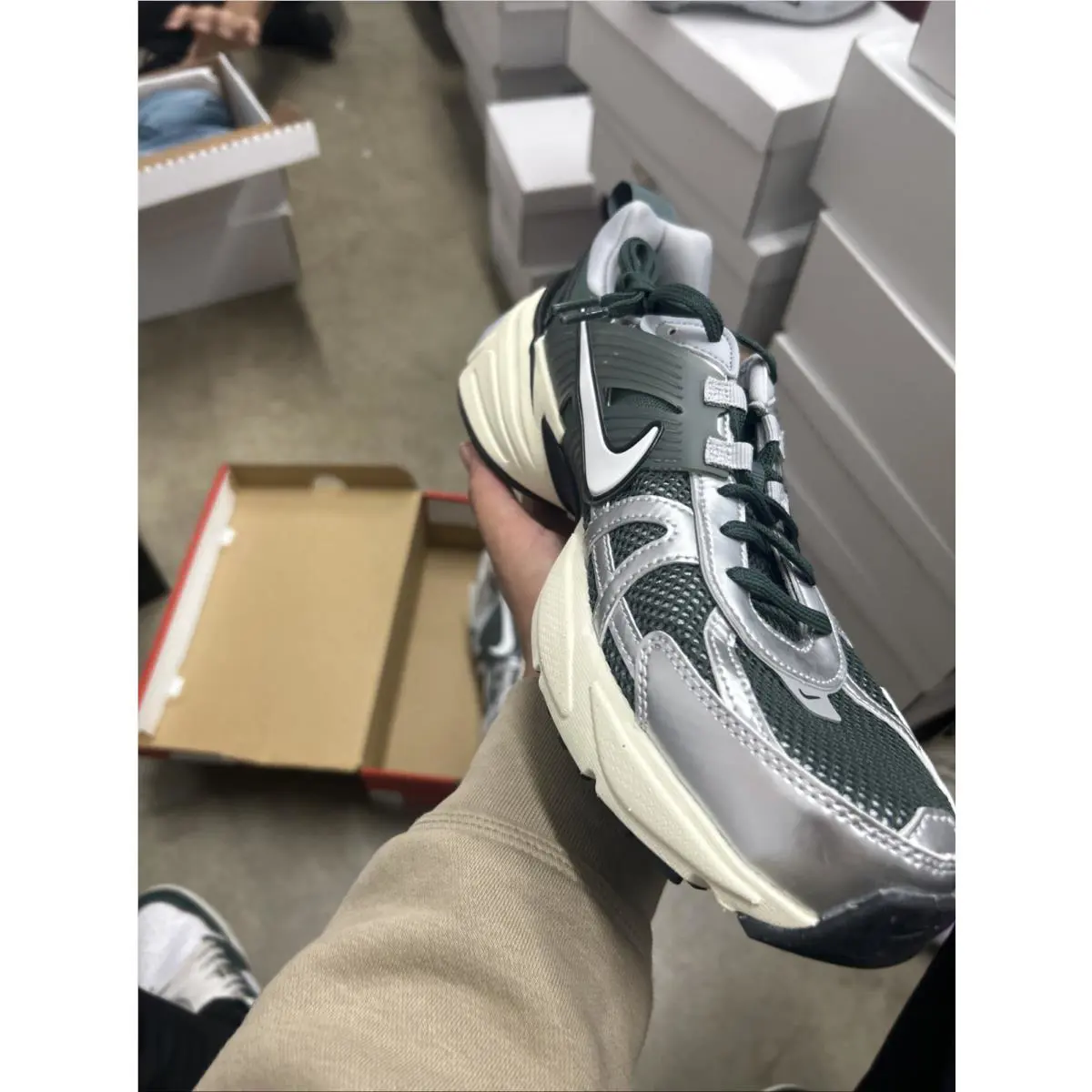Nike shoes - Nike V2K Run - Run - HJ4497-300 - Green 2