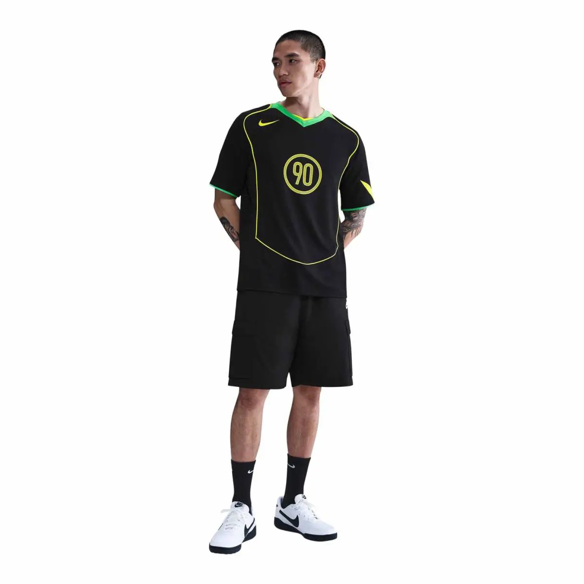 Nike clothing - IB4208-010 - IB4208-010 - BLACK/GREEN SPARK/OPTI YELLOW 2